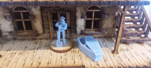 Wild West Miniatures: Undertaker Worker