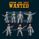 Wild West Miniatures: African-American Gang