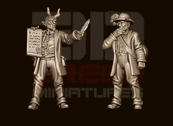 Weird Wild West Miniatures: Crossroad with The Devil