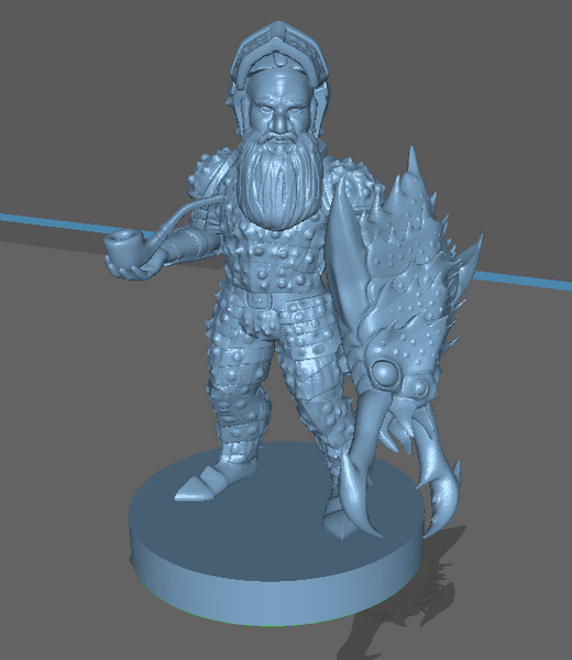 Adventurer: Gnome Male Artificer in Ankheg Plate Armor