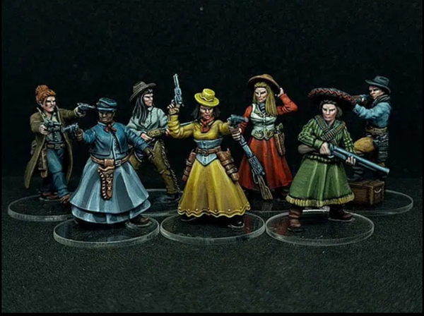 Wild West Miniatures: Female Gang