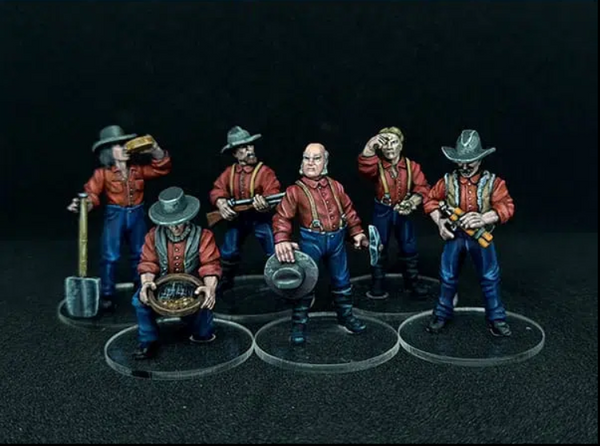 Wild West Miniatures: Gold Digger Gang