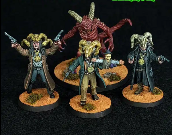 Weird Wild West Miniatures: Demon and Cultists