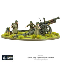 Bolt Action French Army 105mm medium howitzer -