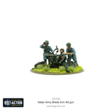 Bolt Action Italian Army Breda 2cm AA Gun -
