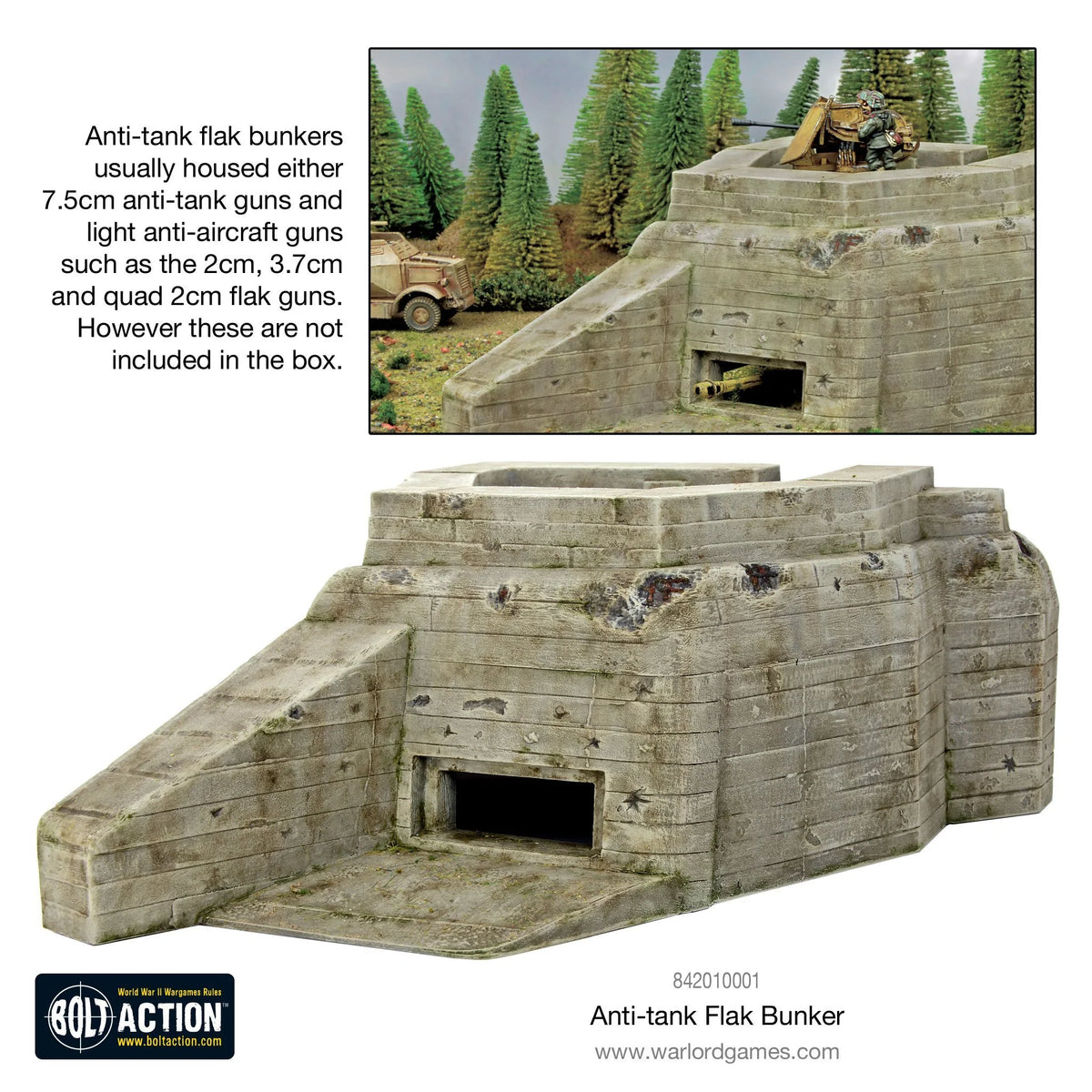Acheter Bolt Action: Flak Bunker - Jeu de figurines - Warlord Games Acheter Bolt Action: Flak Bunker - Jeu de figurines - Warlord Games