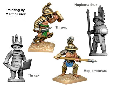 Crusader Ancient Gladiators - Thraeces & Hoplomachii (4)