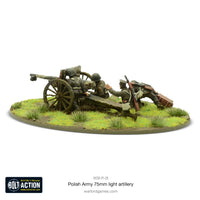 Bolt Action Polish Army 75mm light artillery-