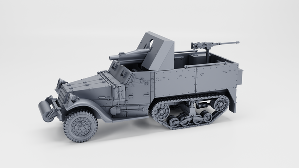 WW2 Half-track T30 75mm HMC