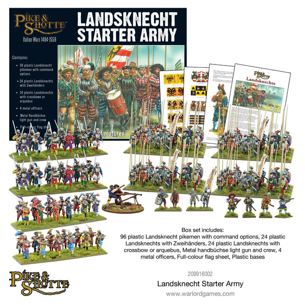Pike and Shotte Landsknecht Starter Army