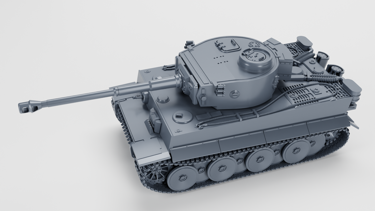 WW2 Tiger I Ausf.H (Sd.kfz.181) – Dark Castle Terrain