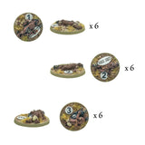 Epic Battles: Zulu - Zulu Impi Casualty Markers PREORDER