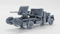 WW2 Chevrolet WD 30 CWT truck (1.5 tons) - 2-Pdr QF Portee