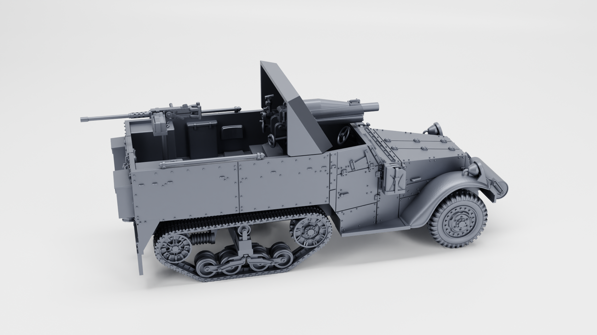 WW2 Half-track T30 75mm HMC – Dark Castle Terrain