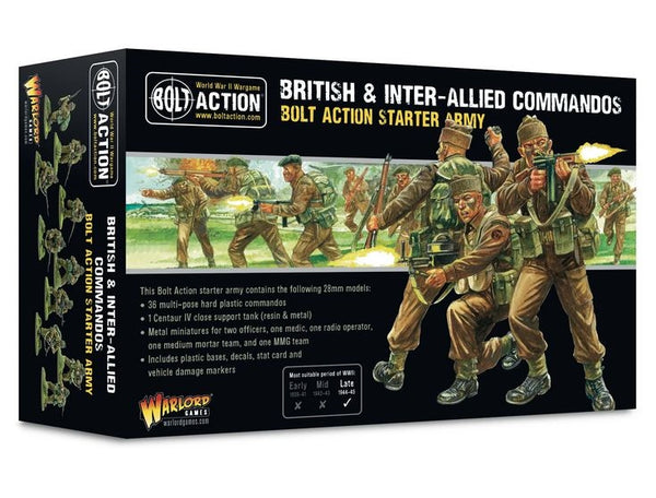 Bolt Action British Starter Army -  British & Inter-Allied Commandos