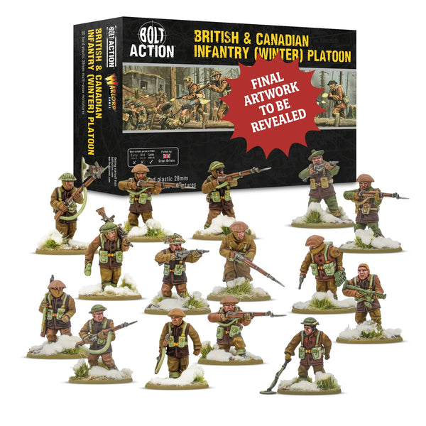 Bolt Action  British & Canadian Infantry (Winter) Platoon PREORDER