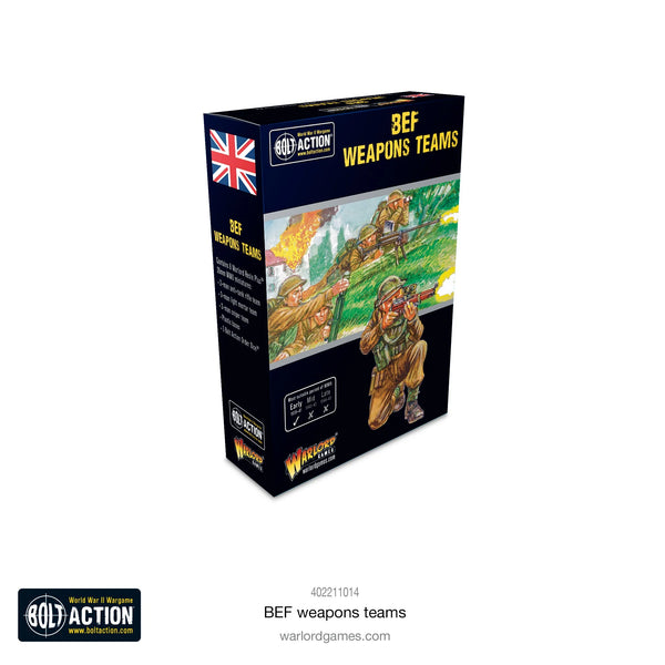 Bolt Action British BEF Weapons Teams