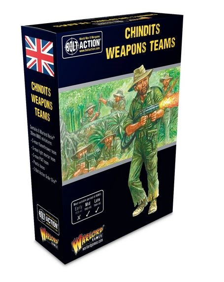 Bolt Action Chindit Weapons Teams