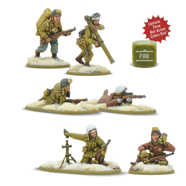 Bolt Action US Airborne (Winter) Weapons Teams