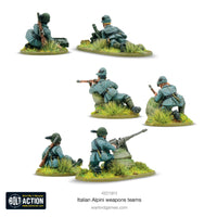 Bolt Action - Italian Alpini Weapons Teams