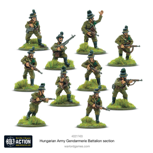 Bolt Action Hungarian Army Gendarmerie Battalion Section