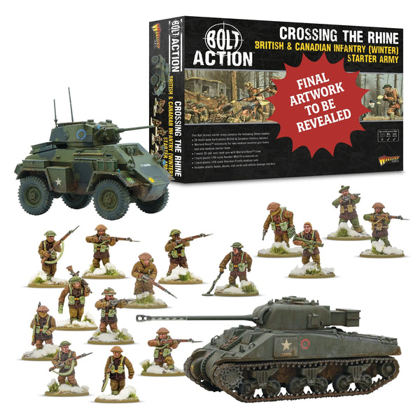 Bolt Action British & Canadian infantry (Winter) Starter Army PREORDER