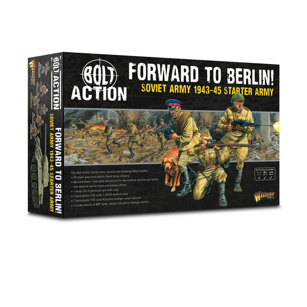 Bolt Action Forward To Berlin! Soviet Army (1943-45) Starter Army PREORDER