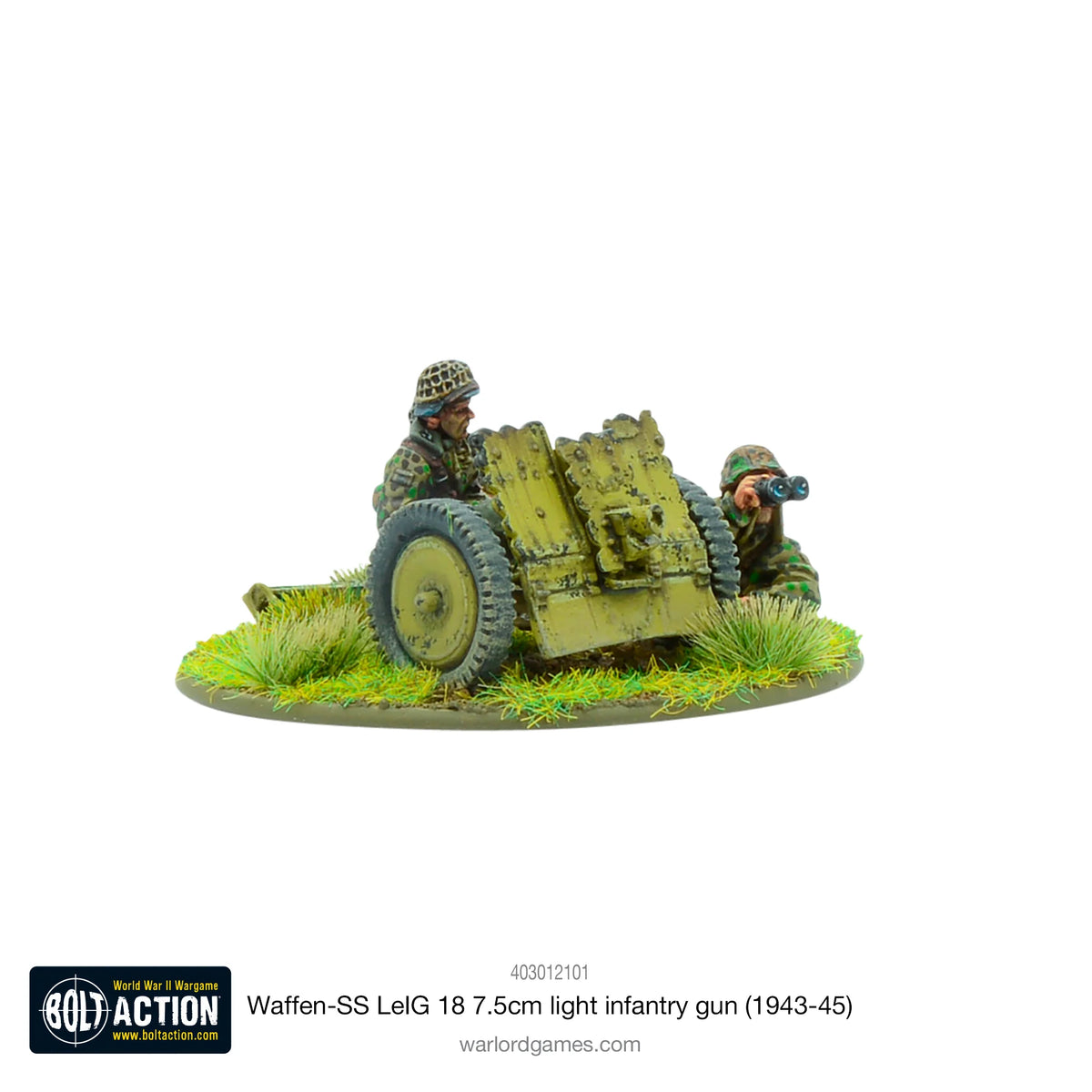 Bolt Action Waffen-SS LeIG 18 7.5cm Light Infantry Gun (1943-45) – Dark ...