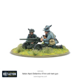 Bolt Action Italian Alpini Elafantino 47mm Anti-Tank Gun