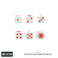 Bolt Action D6 Dice Pack - Imperial Japanese