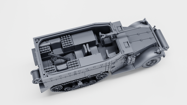 WW2 M4 Half-track - Mortar Carrier