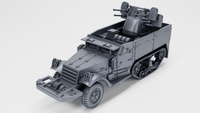 WW2 М16А1 Half-track MGMC