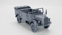 WW2 Mercedes-Benz L1500A 1.5-ton 4x4 (open Roof)