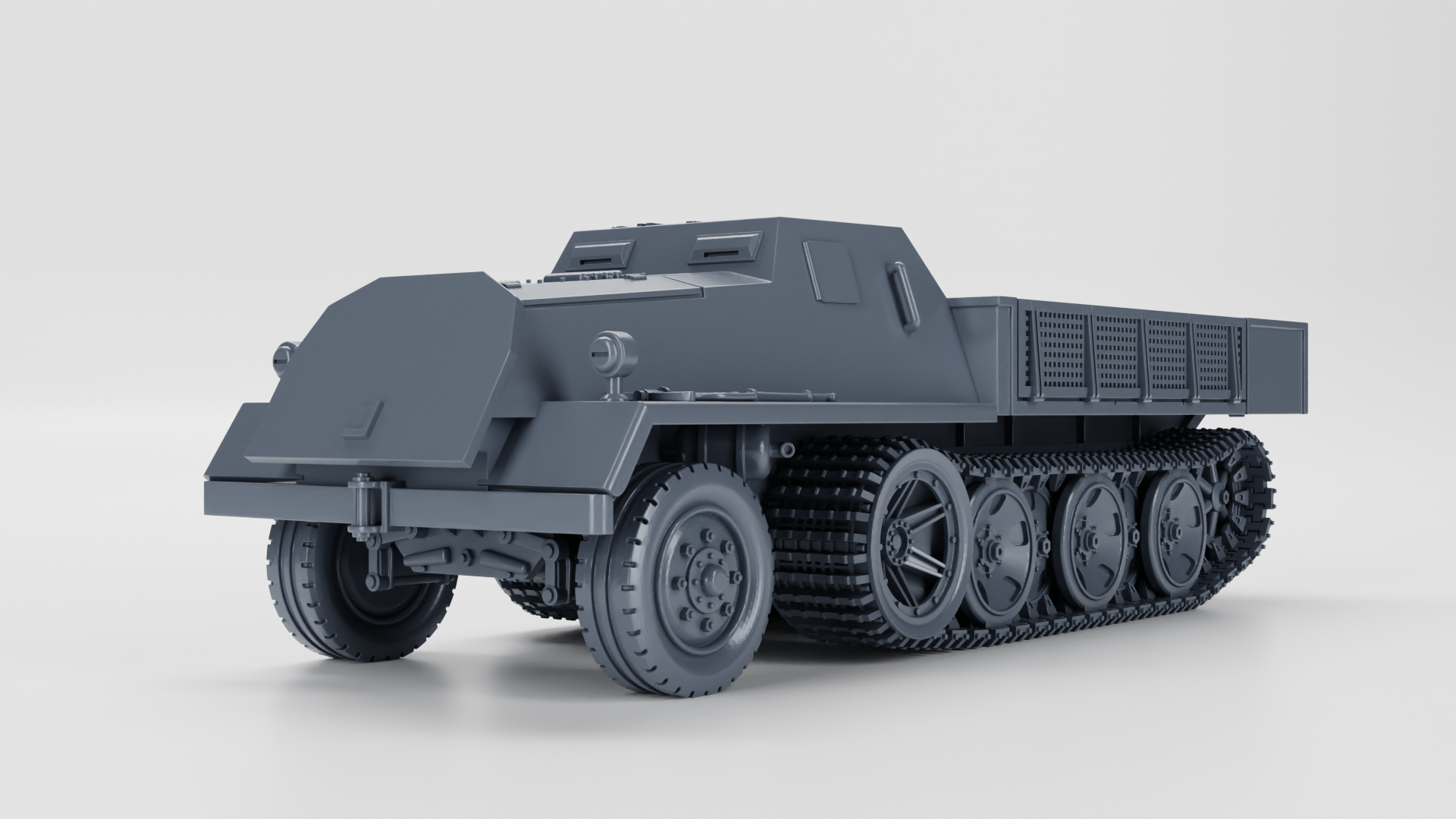 WW2 Half-Track Schwerer Wehrmacht Schlepper (SWS) – Dark Castle