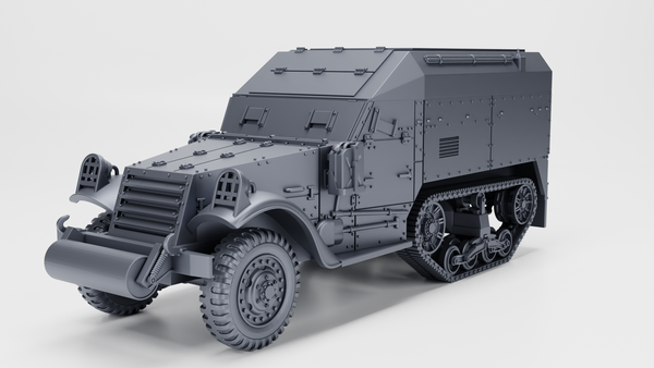 WW2 M3 Half-track - Command Version