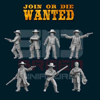 Wild West Miniatures: African-American Gang