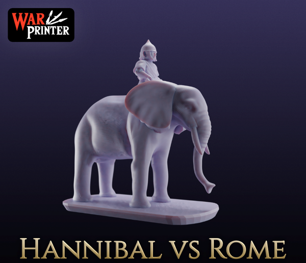 Carthaginian Army: War Elephant without turret 10mm Scale