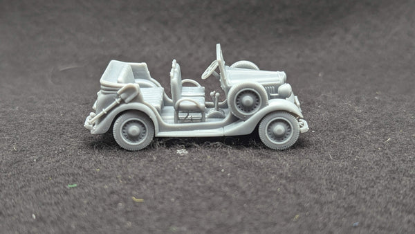 WW2 Fiat 508 Lazik Field Car (Roof Down)