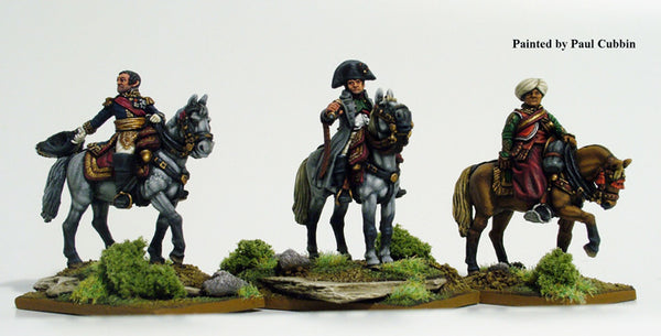 Perry: French Napoleonic Napoleon and Staff Mounted