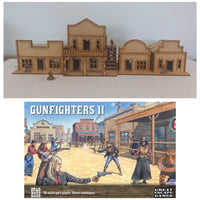 Wild West Town Set Plus 10x  Female Miniatures