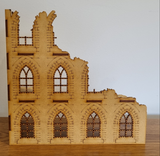 Large Cathedral Ruin 28mm Scale