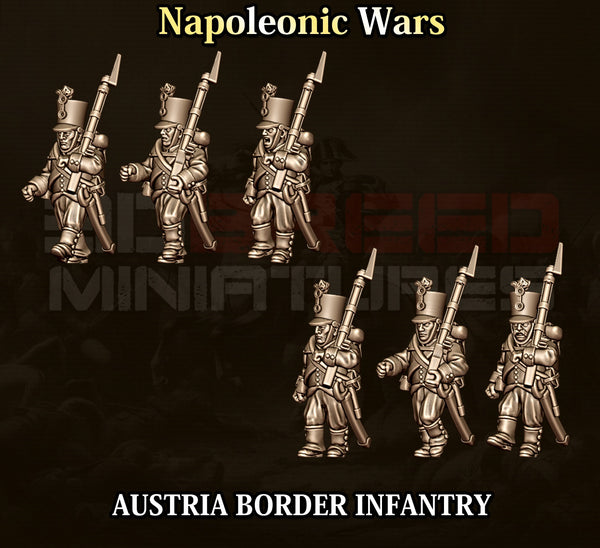 Napoleonic Wars 15mm: Austrian Border Infantry (12)