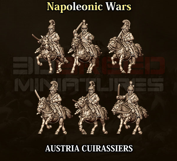 Napoleonic Wars 15mm: Austrian Cuirassiers (6)