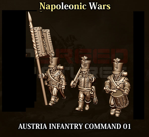 Napoleonic Wars 15mm: Austrian Infantry Command 01 (3)