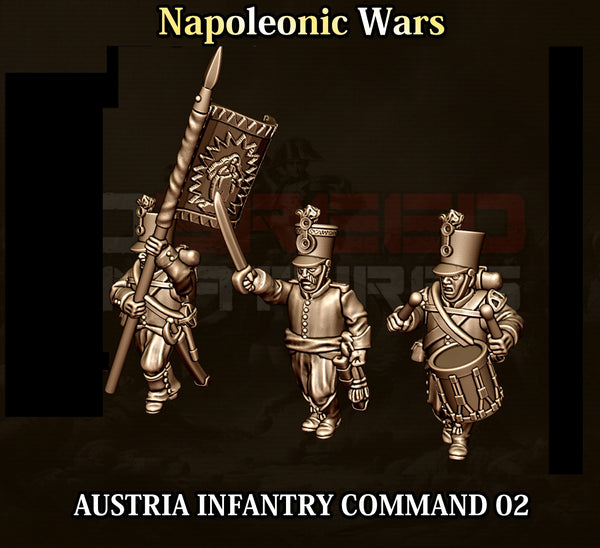 Napoleonic Wars 15mm: Austrian Infantry Command 02 (3)