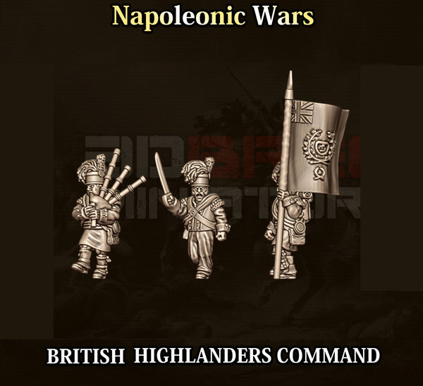 Napoleonic Wars 15mm: British Highlander Command (3)