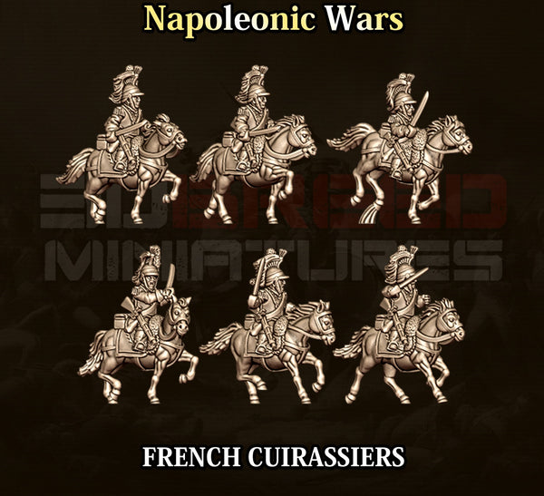 Napoleonic Wars 15mm: French Cuirassiers (6)