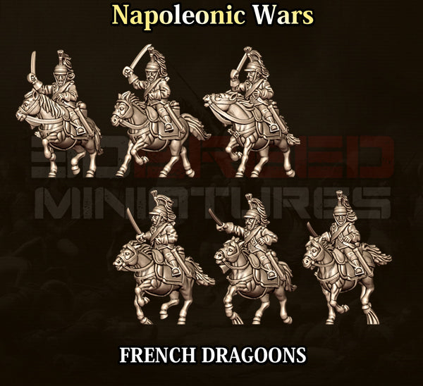 Napoleonic Wars 15mm: French Dragoons (6)