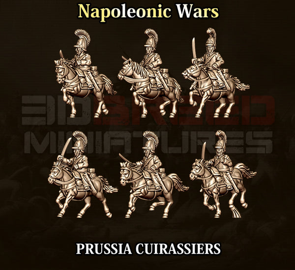 Napoleonic Wars 15mm: Prussian Cuirassiers (6)