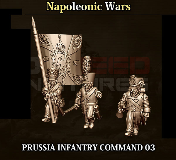 Napoleonic Wars 15mm: Prussian Infantry Command 03 (3)